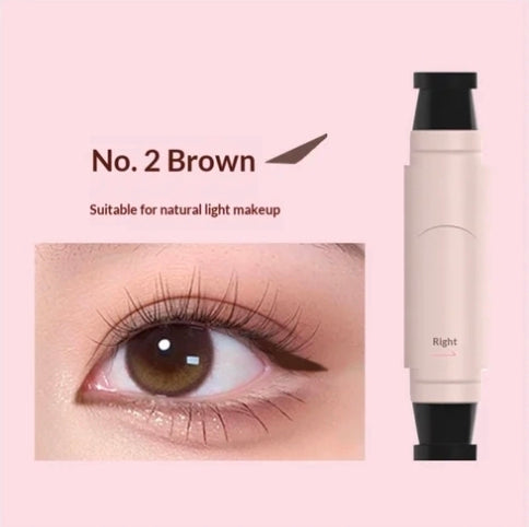 All-in-one Dual-head Stamp Eyeliner Pen Thats Waterproof